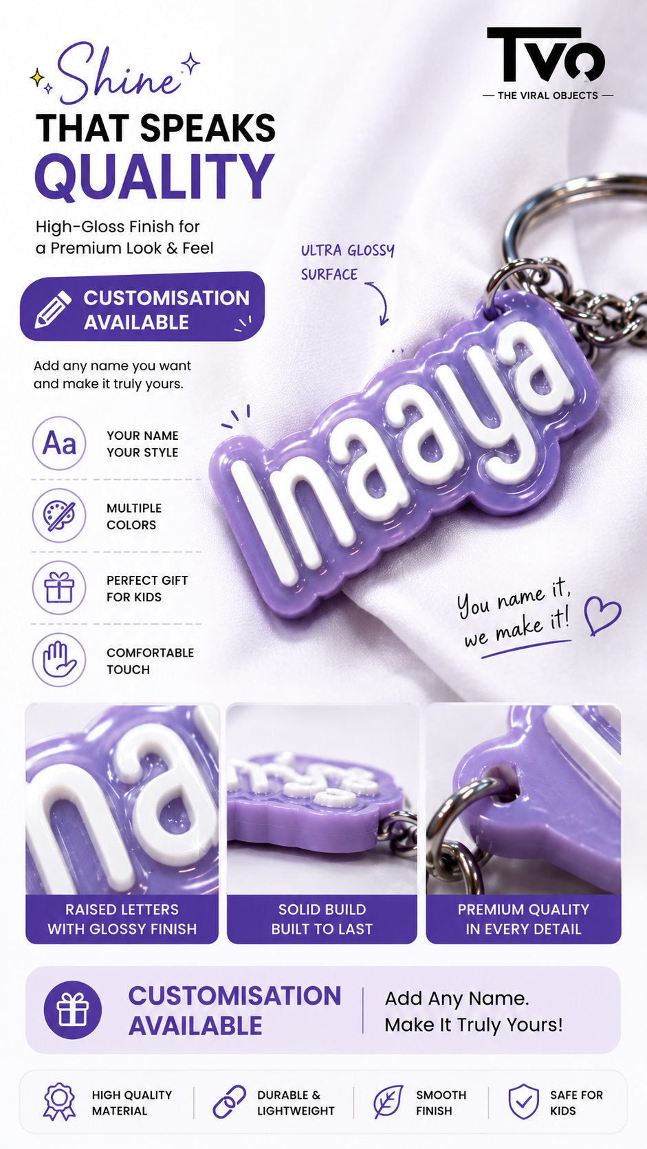 Customised Name Tag for School Kids