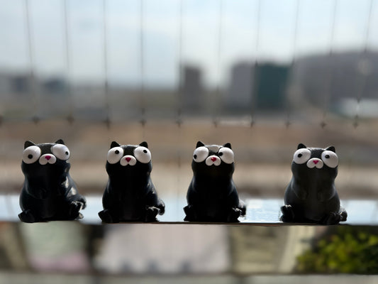 Wobble Cat Movable Eye Desk Toy | The Viral Objects